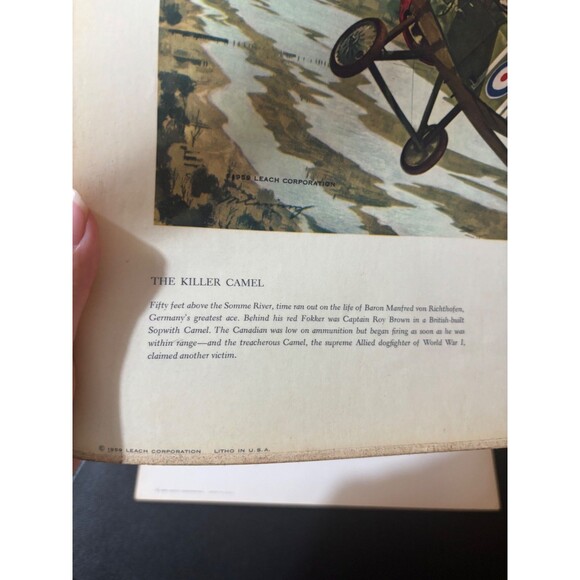 1959 - 1961 Set Of 11 WWI Prints Leach Corp Heritage Of The Air Collection - Picture 15 of 16